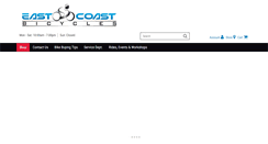 Desktop Screenshot of eastcoastbicycles.com